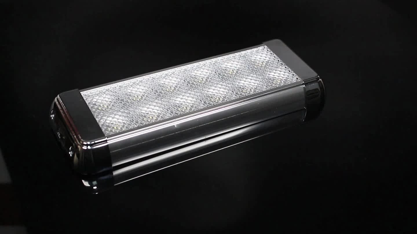 Rectangle 12V-24V LED RV Ceiling Interior Dome Lights with Switch for RV/Trailer/Caravan/Bus1